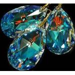 PROMOCJA Kryształy piękny komplet BLUE AURORA