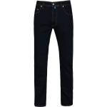 Ciemnoniebieskie Proste jeansy męskie dżinsowe o szerokości 38 o długości 34 marki Pierre Cardin 