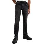 Czarne Proste jeansy rurki dżinsowe o szerokości 38 o długości 32 marki Tommy Hilfiger Austin 