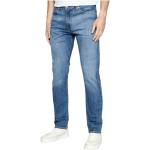 Niebieskie Proste jeansy męskie rurki dżinsowe o szerokości 30 o długości 32 marki LEVI´S w rozmiarze S 