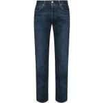 Niebieskie Proste jeansy męskie dżinsowe o szerokości 36 o długości 32 marki LEVI´S w rozmiarze S 