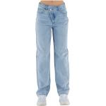 Niebieskie Proste jeansy damskie dżinsowe marki Michael Kors MICHAEL 