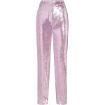 Różowe Spodnie z cekinami marki Rotate w rozmiarze S 