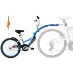 Niebieskie Przyczepki rowerowe dla dzieci marki weeride 