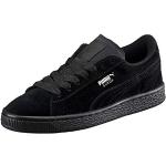 Czarne Niskie sneakersy dla chłopców na wiosnę marki Puma w rozmiarze 34 