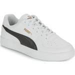 Przecenione Białe Niskie sneakersy męskie marki Puma Caven w rozmiarze 41 - wysokość obcasa do 3cm 