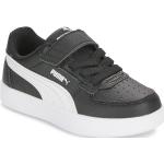Czarne Niskie sneakersy dla dzieci marki Puma Caven w rozmiarze 28 - wysokość obcasa do 3cm 