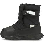 Czarne Sneakersy na rzepy dla niemowląt wodoodporne marki Puma w rozmiarze 25 
