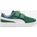 Zielone Sneakersy sznurowane Rzepy sportowe marki Puma Courtflex w rozmiarze 35 