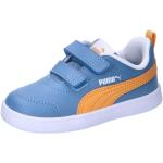 Niebieskie Buty dla dzieci marki Puma Courtflex w rozmiarze 20 