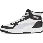 Czarne Sneakersy męskie podpierające kostę ze skóry syntetycznej na wiosnę marki Puma Rebound JOY w rozmiarze 36 