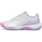 PUMA Nova Smash WN's damskie buty tenisowe, Silver Mist PUMA White Vivid Violet, 37.5 EU