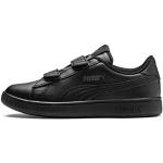Czarne Sneakersy na rzepy dla dzieci marki Puma w rozmiarze 28 