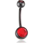 Pure Grey piercing tytanowy uniseks e tytan, colore: czerwony, cod. DO-MB-08-LM