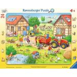 Puzzle marki Ravensburger o tematyce farmy 24 elementy 