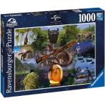 Puzzle marki Ravensburger Jurassic Park o tematyce dinozaurów i pradawnych czasów 1.000 elementów 