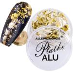Złote Produkty do stylizacji paznokci metaliczne marki Allepaznokcie 
