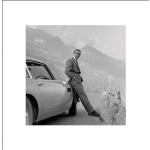 Pyramid International James Bond (Aston Martin) - druk artystyczny 40 x 40 cm, papier, wielokolorowy, 40 x 40 x 1,3 cm