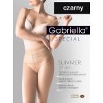 Czarne Rajstopy modelujące damskie eleganckie marki Gabriella w rozmiarze XXS 