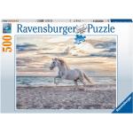 Puzzle z motywem koni z motywem marki Ravensburger o tematyce koni i stajni 500 elementów 