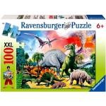 Układanki z motywem dinozaurów marki Ravensburger o tematyce dinozaurów i pradawnych czasów 100 elementów 
