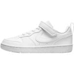 Białe Niskie sneakersy dla dzieci marki Nike Court Borough w rozmiarze 28,5 