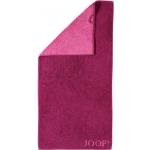 Różowe Ręczniki kąpielowe gładkie bawełniane marki Joop! Classic w rozmiarze 50x100 cm - Zrównoważony rozwój 