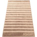 Piaskowe Ręczniki kąpielowe gładkie bawełniane marki Joop! Classic w rozmiarze 50x100 cm - Zrównoważony rozwój 