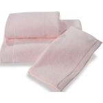 Różowe Ręczniki marki soft cotton 