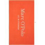 Pomarańczowe Ręczniki plażowe marki Marc O'Polo w rozmiarze 100x180 cm 