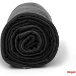 Przecenione Czarne Ręczniki szybkoschnące w nowoczesnym stylu z poliestru marki Dr.Bacty 