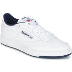 Przecenione Białe Niskie sneakersy męskie marki Reebok Classic w rozmiarze 45 - wysokość obcasa do 3cm 