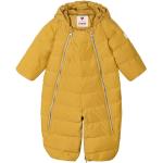 Żółte Kombinezony zimowe dziecięce dla niemowląt marki REIMA w rozmiarze 62 - wiek: 0-6 miesięcy 