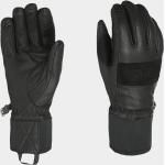 Przecenione Czarne Rękawiczki męskie w stylu minimal marki Level w rozmiarze XL 
