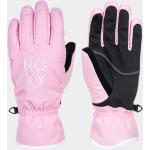 Przecenione Różowe Rękawiczki do ekranów dotykowych damskie z poliuretanu marki Roxy Roxy w rozmiarze S 