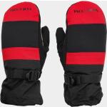 Przecenione Czerwone Rękawiczki męskie z zamszu marki Volcom w rozmiarze XL 