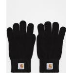 Przecenione Czarne Rękawiczki męskie akrylowe marki Carhartt WIP w rozmiarze uniwersalnym 