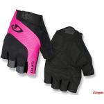 Przecenione Różowe Oddychające Rękawiczki na rower damskie z zamszu marki Giro w rozmiarze XL 