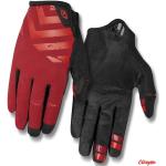 Czerwone Oddychające Rękawiczki do ekranów dotykowych męskie z zamszu marki Giro w rozmiarze XL 