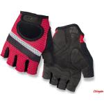 Przecenione Czerwone Oddychające Rękawiczki na rower męskie w stylu retro z zamszu marki Giro w rozmiarze XL 