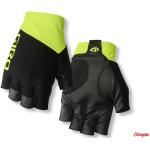 Przecenione Limonkowe Rękawiczki na rower męskie do prania w pralce z mikrofibry marki Giro w rozmiarze XL 