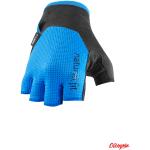 Przecenione Niebieskie Oddychające Rękawiczki na rower damskie chromowane marki Cube w rozmiarze XS 