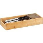 Bloki na noże z szufladami bambusowe marki Relaxdays 
