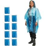 Niebieskie Kurtki przeciwdeszczowe damskie na zimę marki Relaxdays w rozmiarze uniwersalnym 