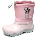 Różowe Kozaki ocieplane dla dziewczynek wodoodporne marki Ren But w rozmiarze 21,5 