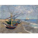 Reprodukcja obrazu Vincenta van Gogha – Fishing Boats on the Beach at Les Saintes–Maries–de la Mer, 40x30 cm