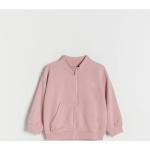 Różowe Bluzy damskie bawełniane marki Reserved w rozmiarze L 