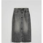 Szare Spódnice midi damskie dżinsowe marki Reserved w rozmiarze XL 