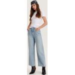 Niebieskie Jeansy z wysokim stanem damskie marki Reserved w rozmiarze XL 