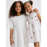 Białe Zwiewne sukienki damskie haftowane bawełniane marki Reserved w rozmiarze L 